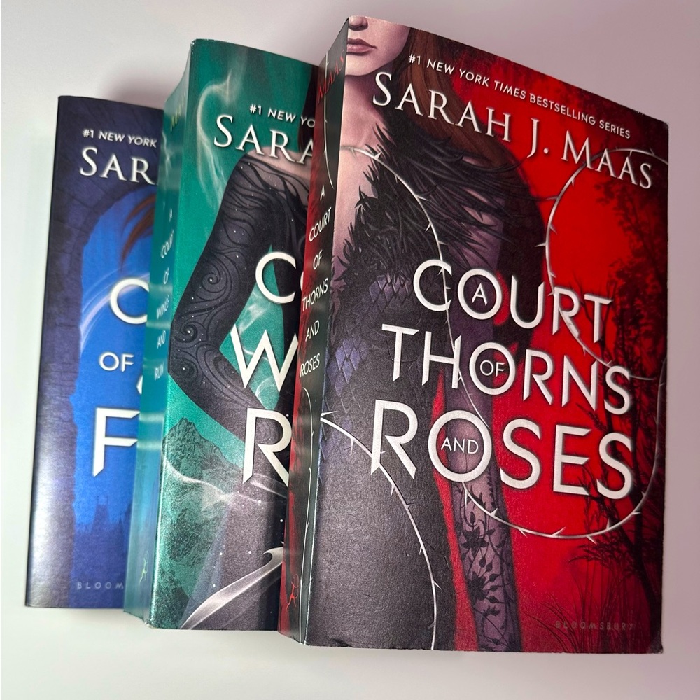 A Court of Thorns and Roses, Books 1-3, Original Covers Paperback
